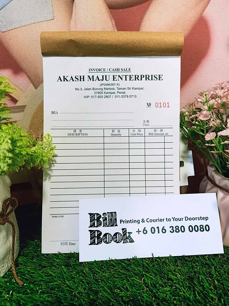Kuchai Lama Print Bill Book Receipt Book Invoice Book Printing to Kuchai Lama